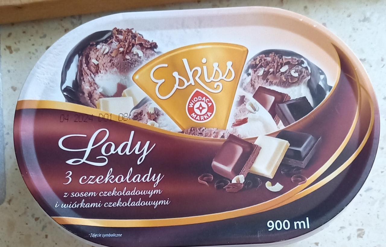 Zdjęcia - Lody 3 czekolady Eskiss