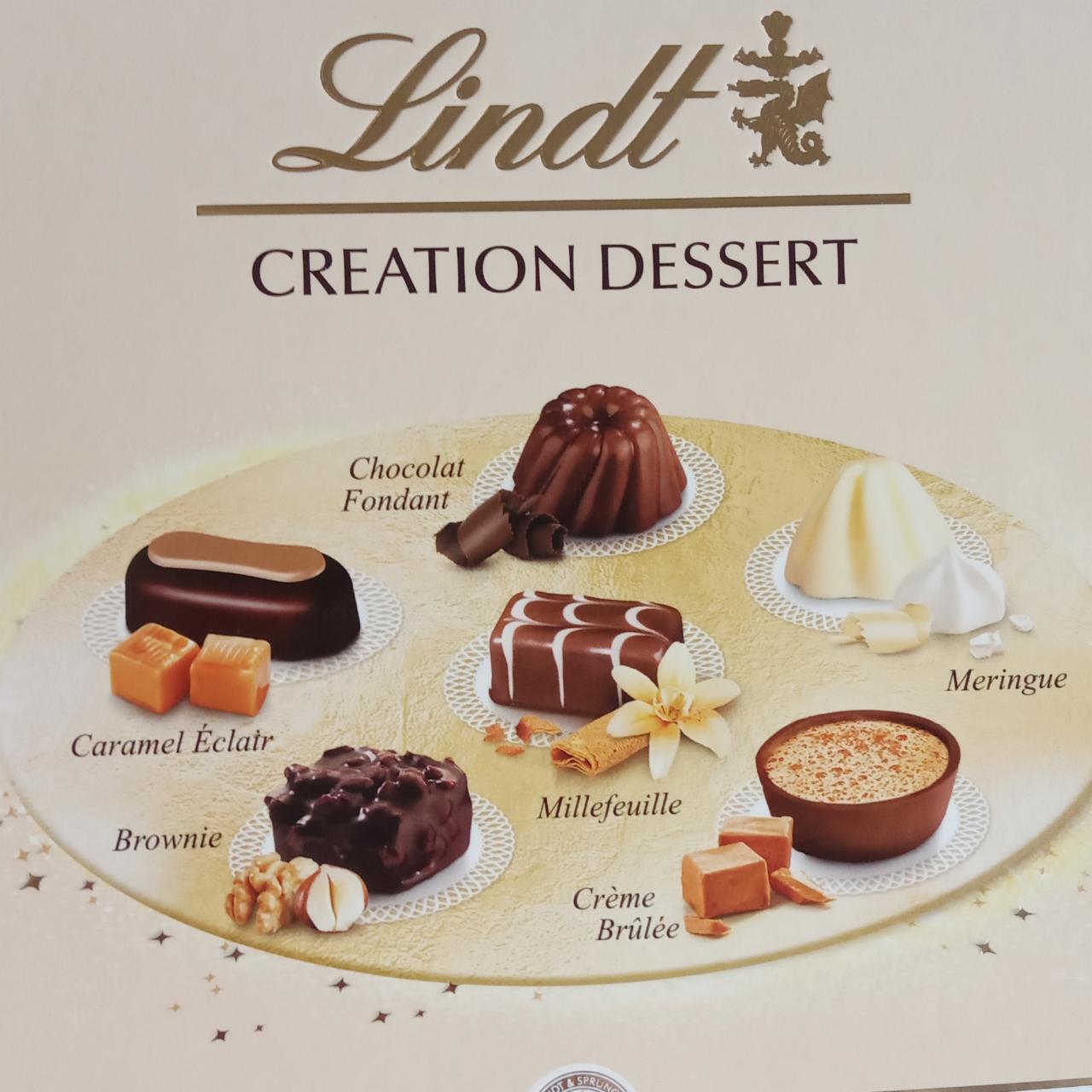 Zdjęcia - Lindt Creation Dessert Mieszanka czekoladek 180 g (18 sztuk)