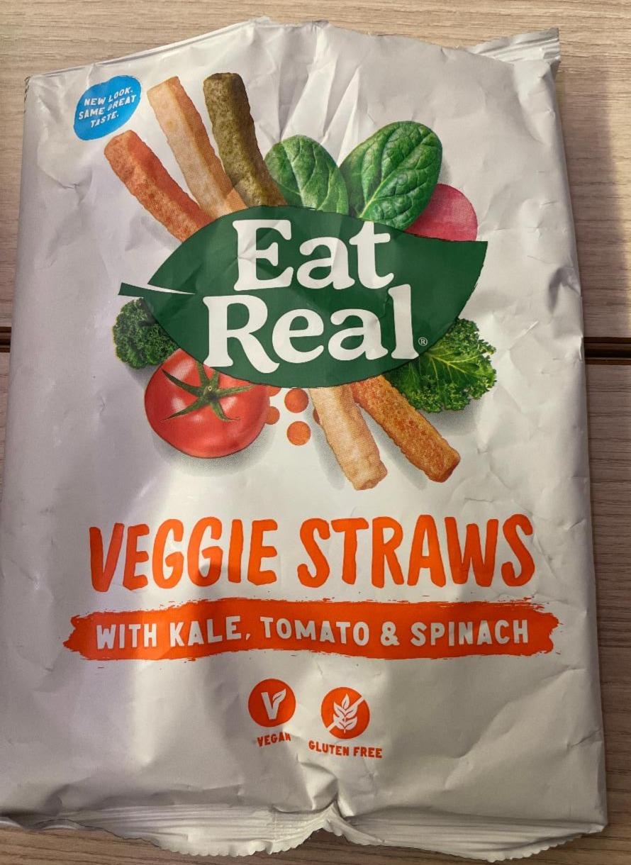 Zdjęcia - Veggie Straws with Kale, Tomato & Spinach Eat Real