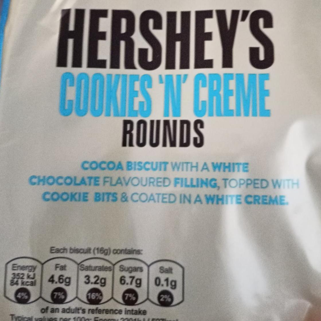 Zdjęcia - Hershey's Cookies Creme Rounds