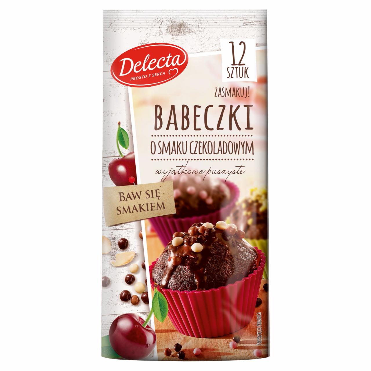 Zdjęcia - Delecta Babeczki o smaku czekoladowym 265 g