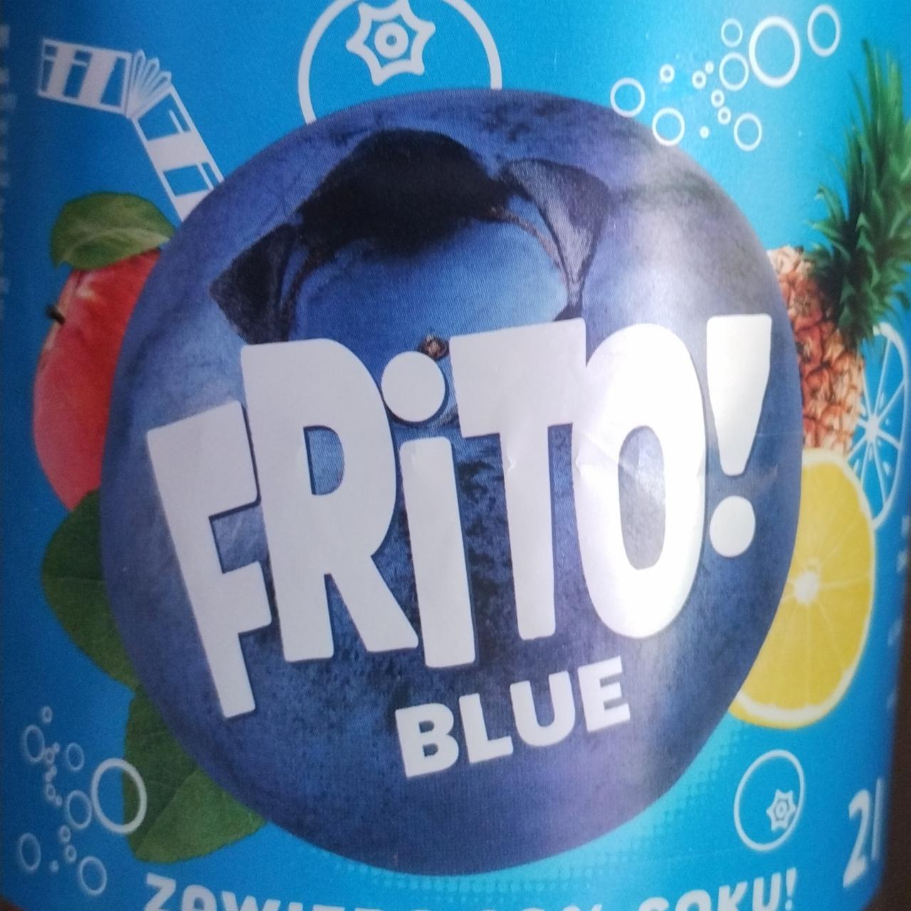 Zdjęcia - Napój gazowany o smaku wieloowocowym blue Frito!