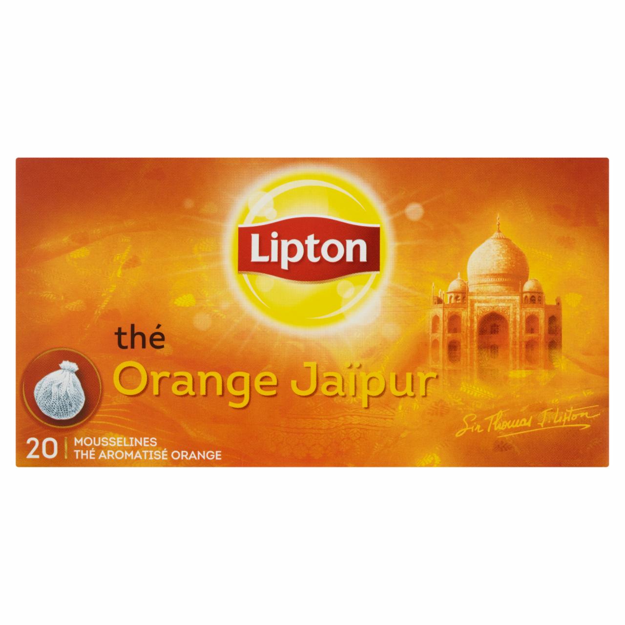 Zdjęcia - Lipton Orange Jaipur Herbata czarna aromatyzowana 40 g (20 torebek)