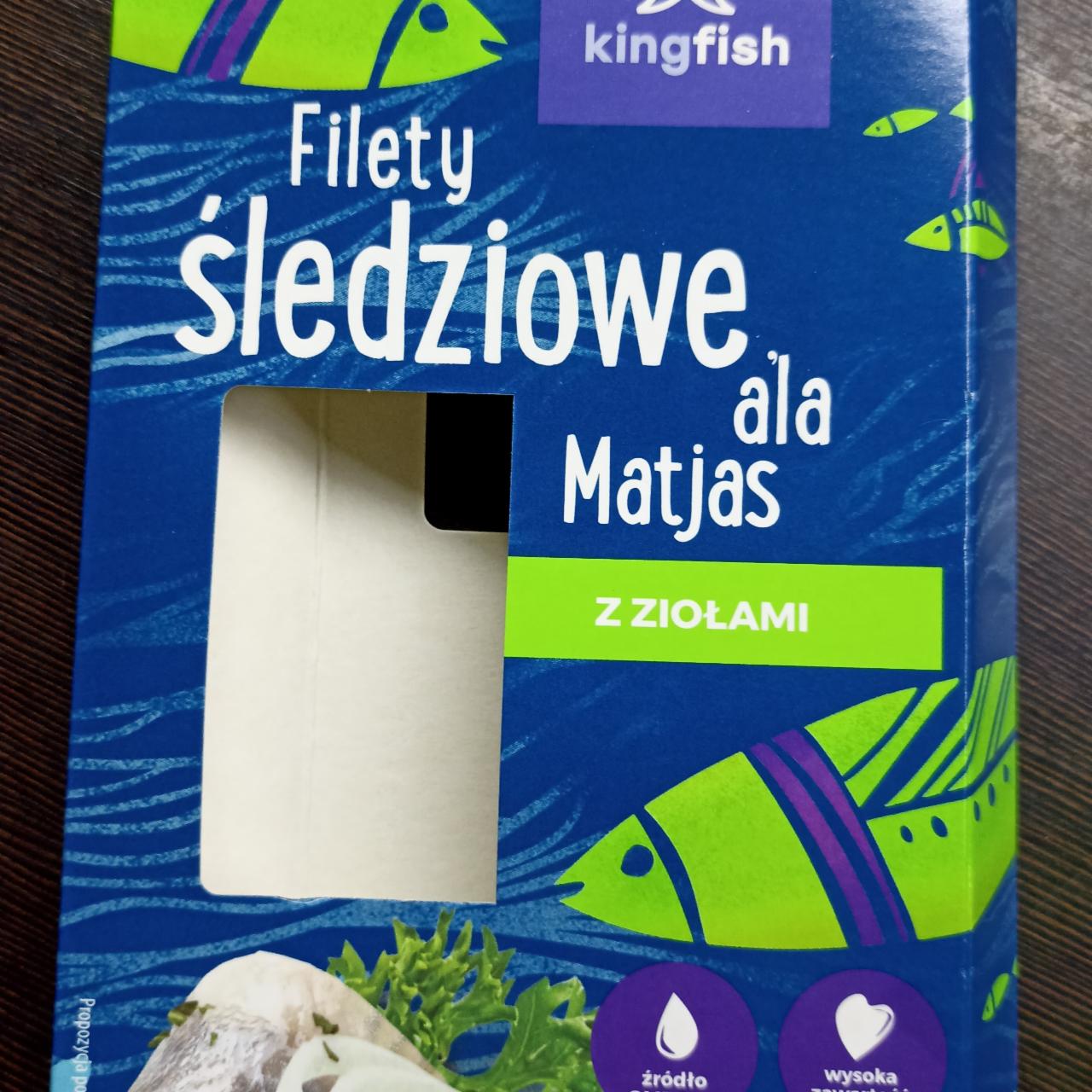 Zdjęcia - Filety śledziowe ala Matjas z ziołami Kingfish