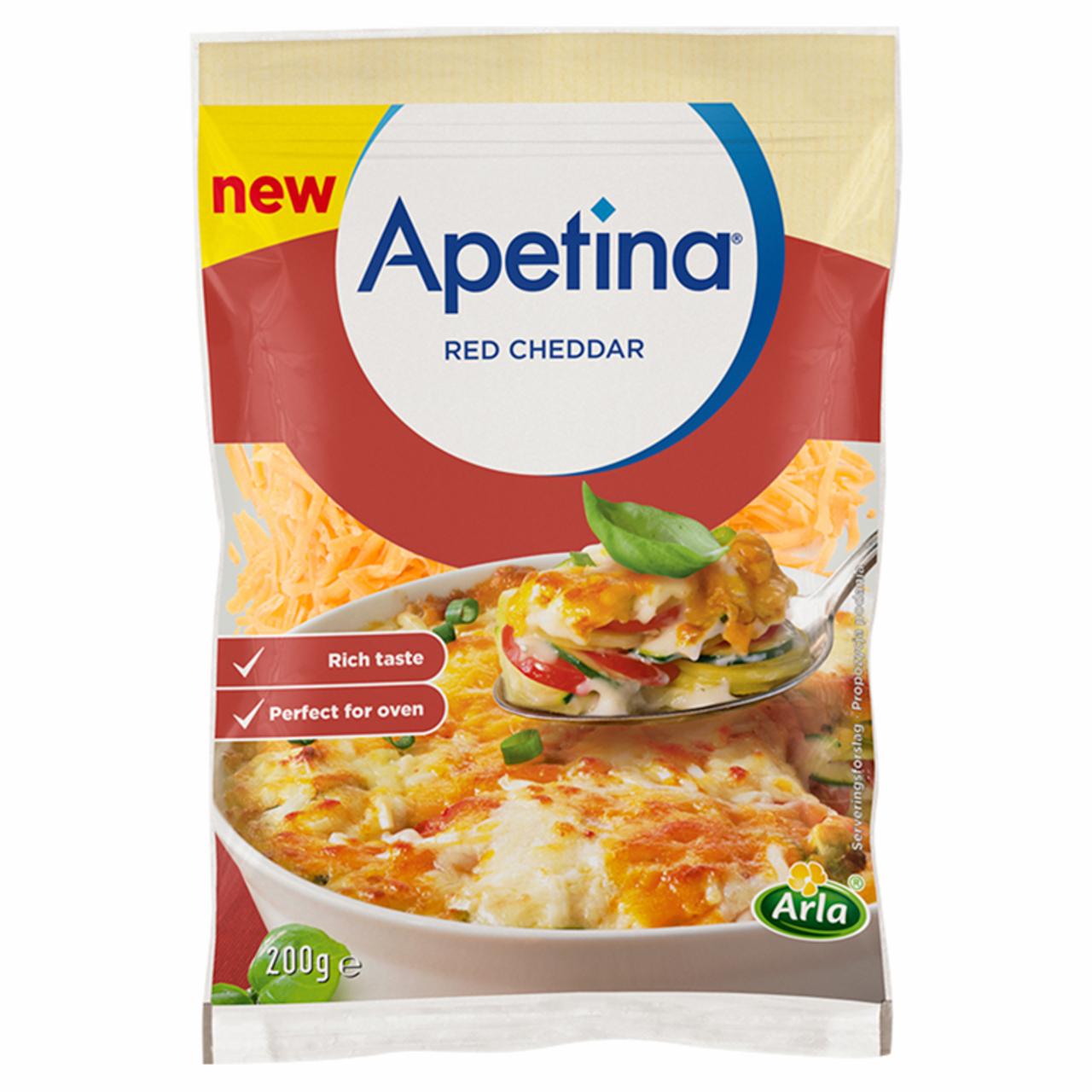 Zdjęcia - Arla Apetina Ser wiórkowany Red Cheddar 200 g