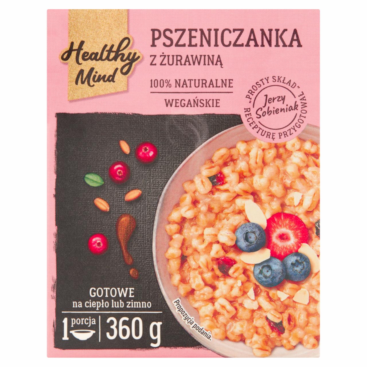 Zdjęcia - Healthy Mind Pszeniczanka z żurawiną 360 g