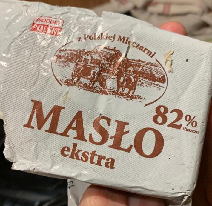 Zdjęcia - Mlekovita Masło z polskiej mleczarni Masło extra 82%