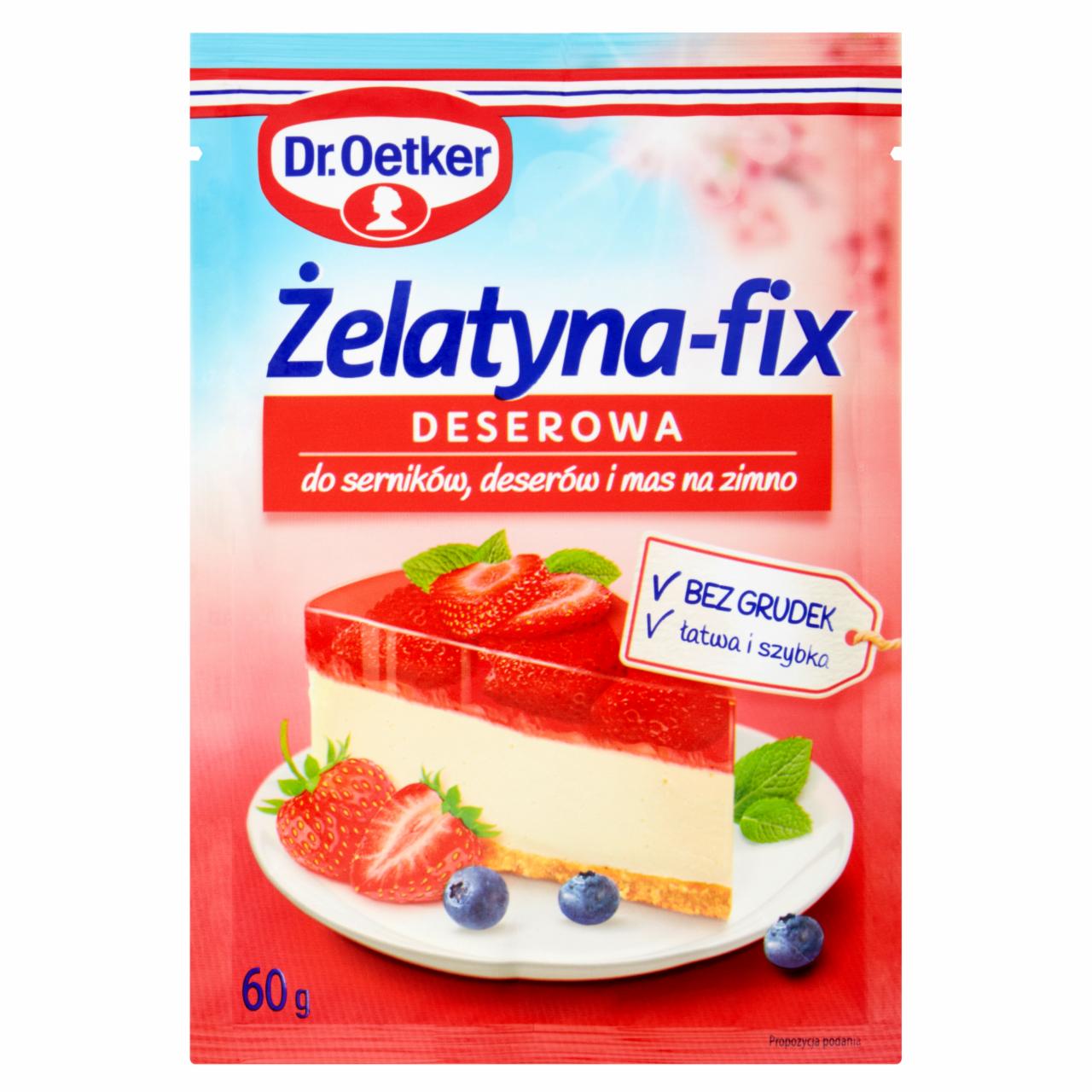 Zdjęcia - Dr. Oetker Żelatyna-fix deserowa 60 g