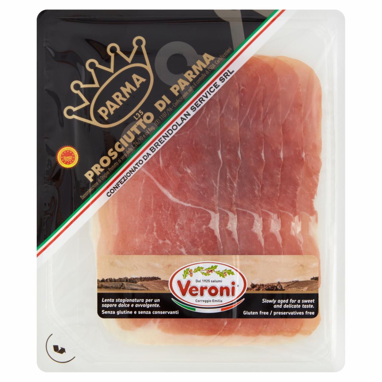 Zdjęcia - Szynka wieprzowa Prosciutto Di Parma Veroni