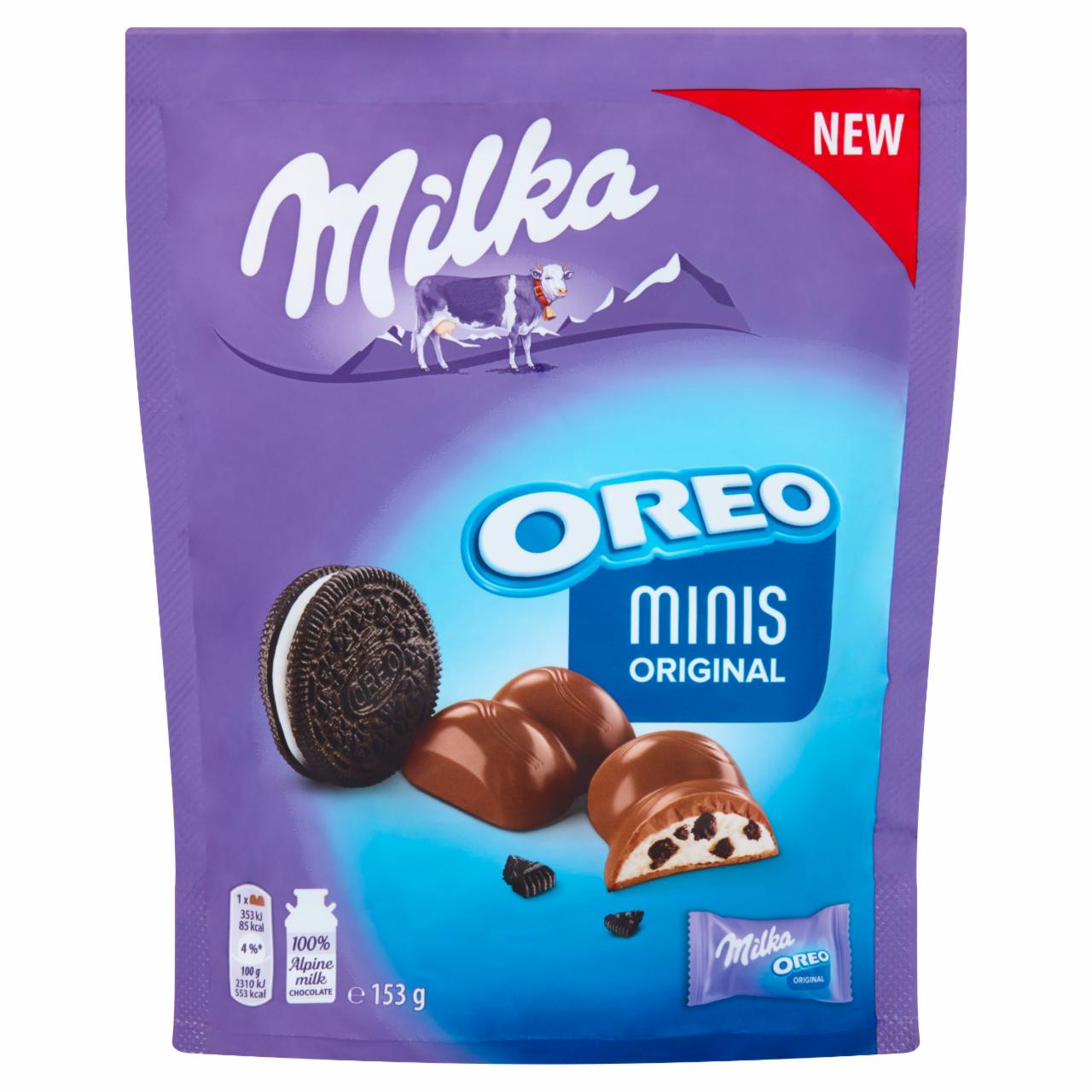 Zdjęcia - Milka Minis Original Czekolada mleczna Oreo 153 g (10 sztuk)