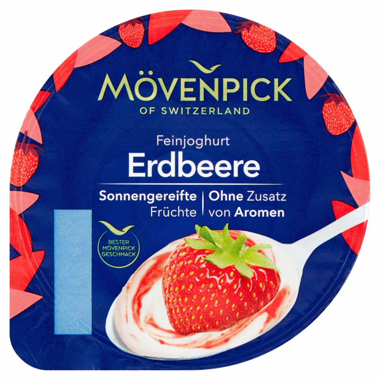 Zdjęcia - Mövenpick Jogurt śmietankowy z truskawkami 150 g