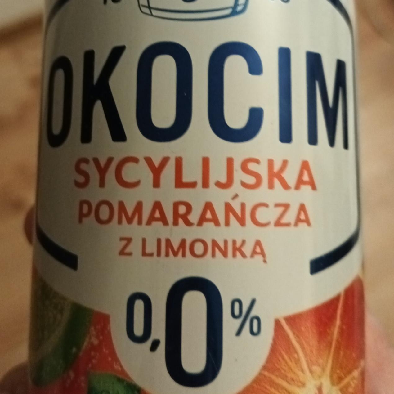 Zdjęcia - Okocim Mix piwa bezalkoholowego z lemoniadą sycylijska pomarańcza z limonką 500 ml