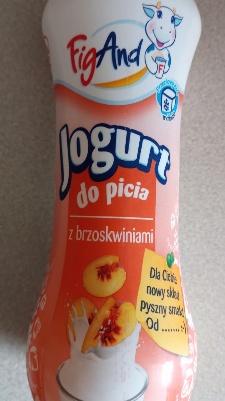 Zdjęcia - Jogurt pitny FigAnd z brzoskwiniami