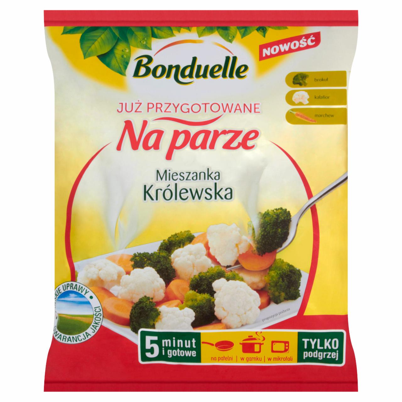 Zdjęcia - Bonduelle Już przygotowane na parze Mieszanka królewska 400 g