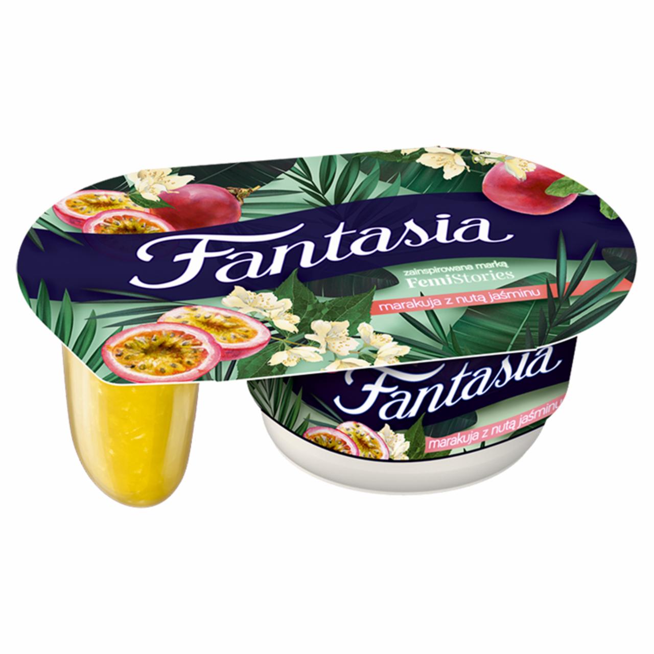 Zdjęcia - Danone Fantasia Premium Jogurt kremowy marakuja-jaśmin 122 g