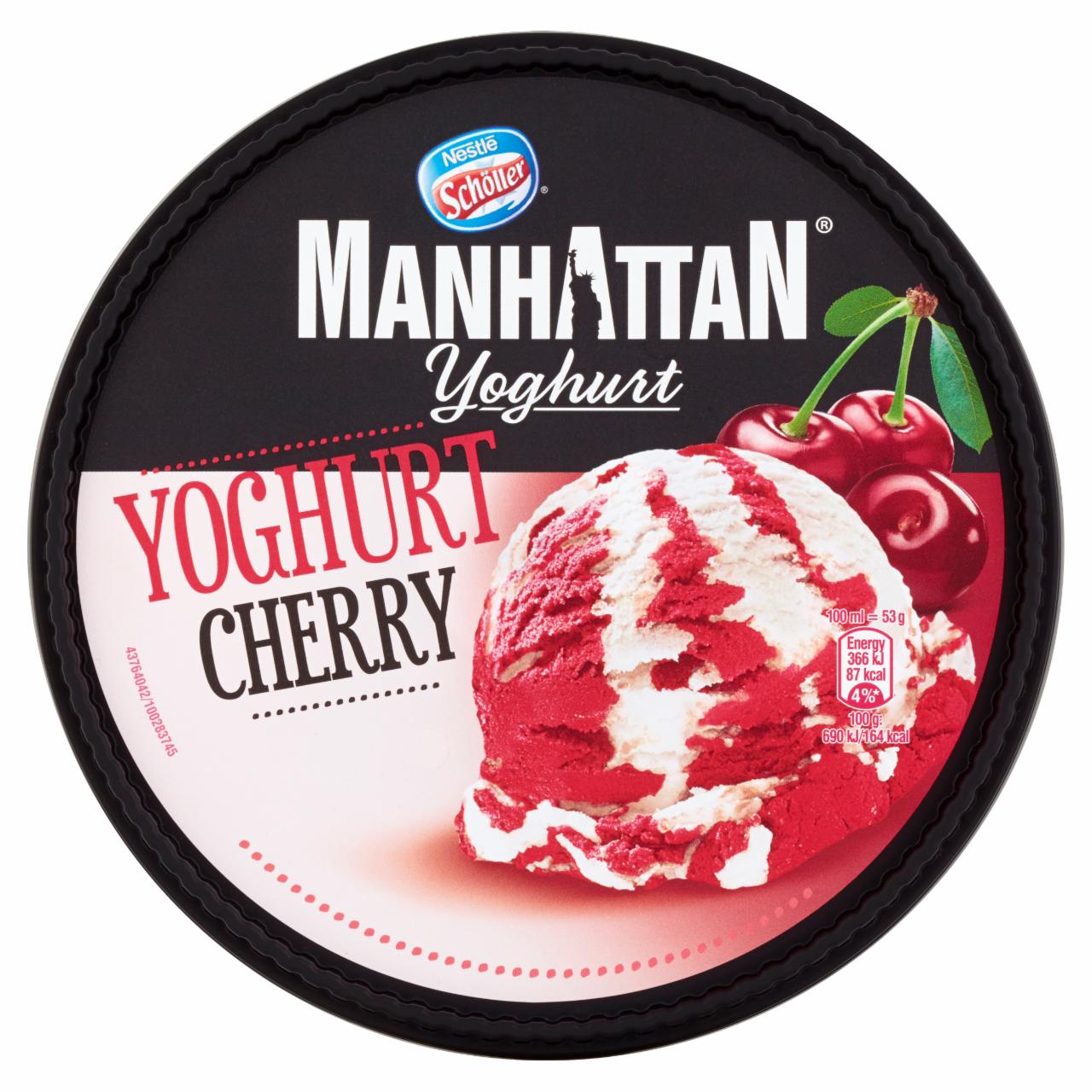 Zdjęcia - Manhattan Yoghurt Lody jogurtowe i sorbet wiśniowy 946 ml