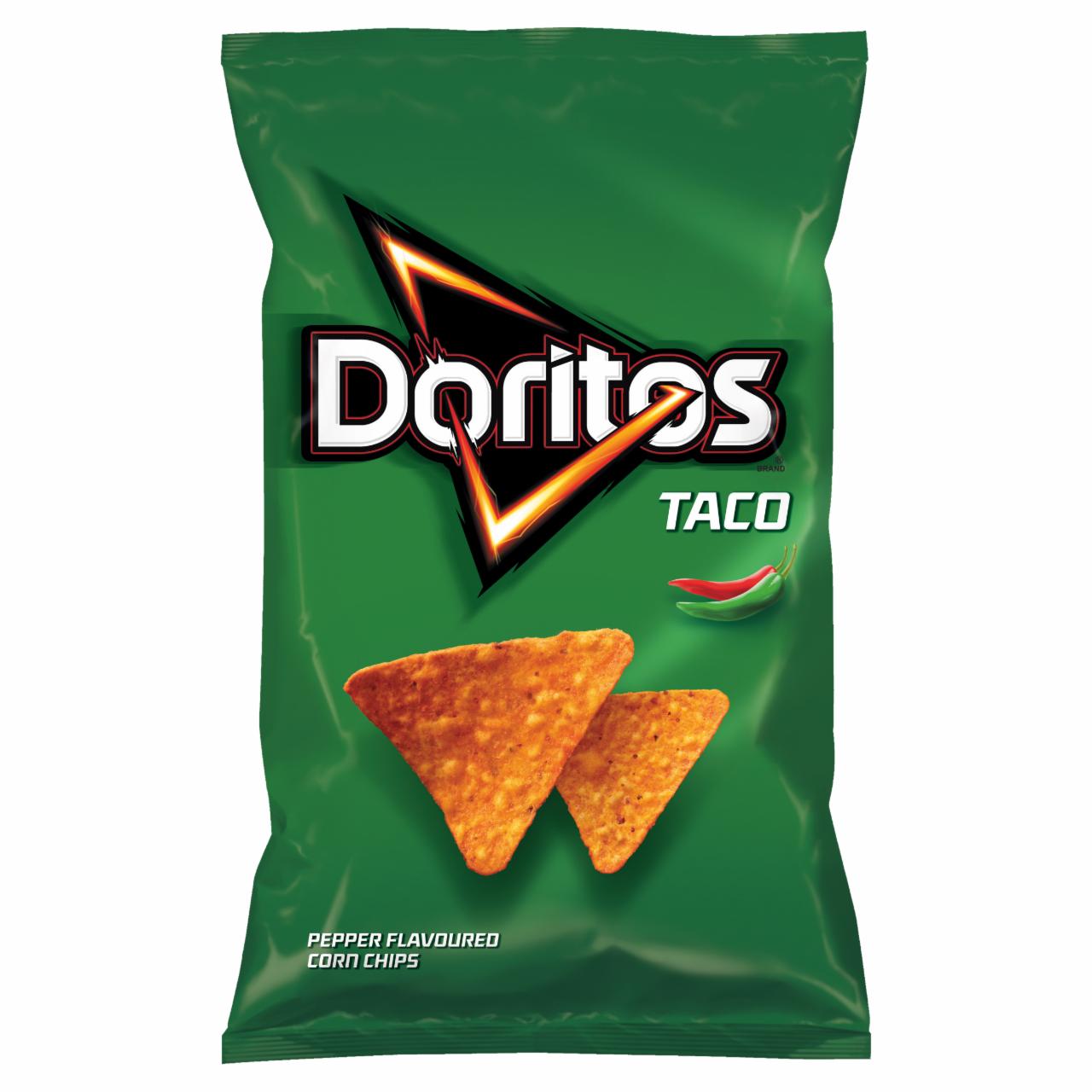 Zdjęcia - Doritos Taco Chipsy kukurydziane o smaku paprykowym 100 g