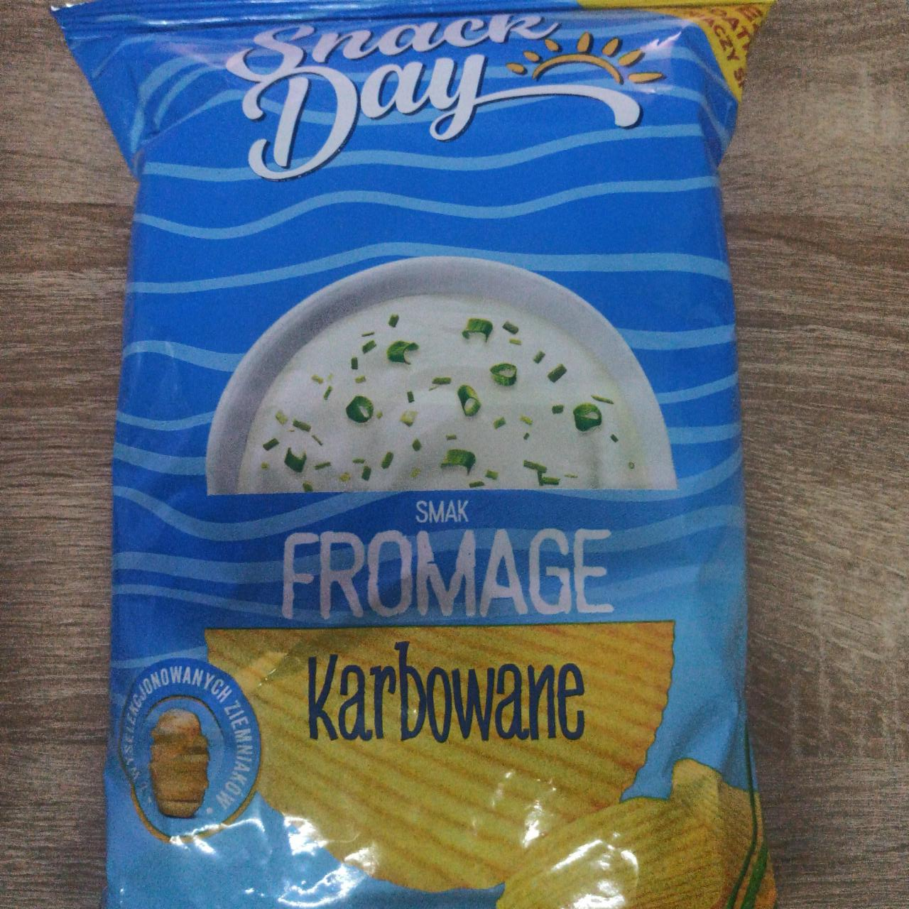 Zdjęcia - Chipsy Snack Day karbowane fromage