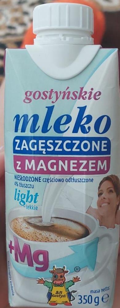 Zdjęcia - Mleko gostyńskie zagęszczone niesłodzone z magnezem light 4% SM Gostyń