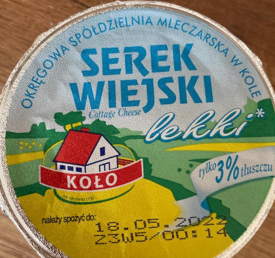Zdjęcia - Serek wiejski lekki 3% Okręgowa spółdzielnia mleczarska w kole