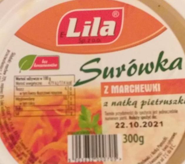 Zdjęcia - Lila surówka z marchewki