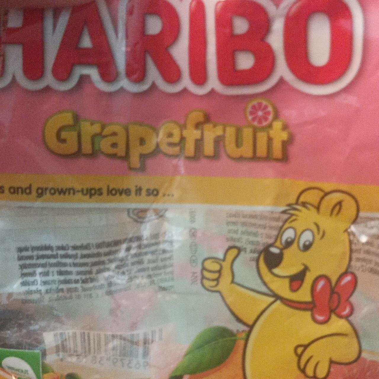 Zdjęcia - Haribo Grapefruit Żelki o smaku owocowym 80 g