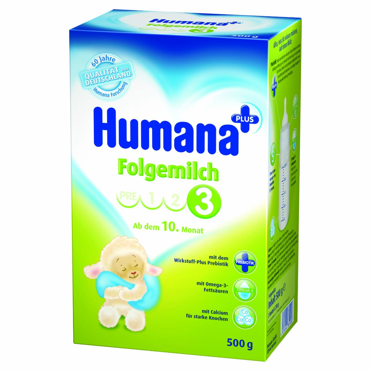 Zdjęcia - Humana 3R PREMIUM Mleko następne z prebiotykiem od 10. miesiąca 500 g