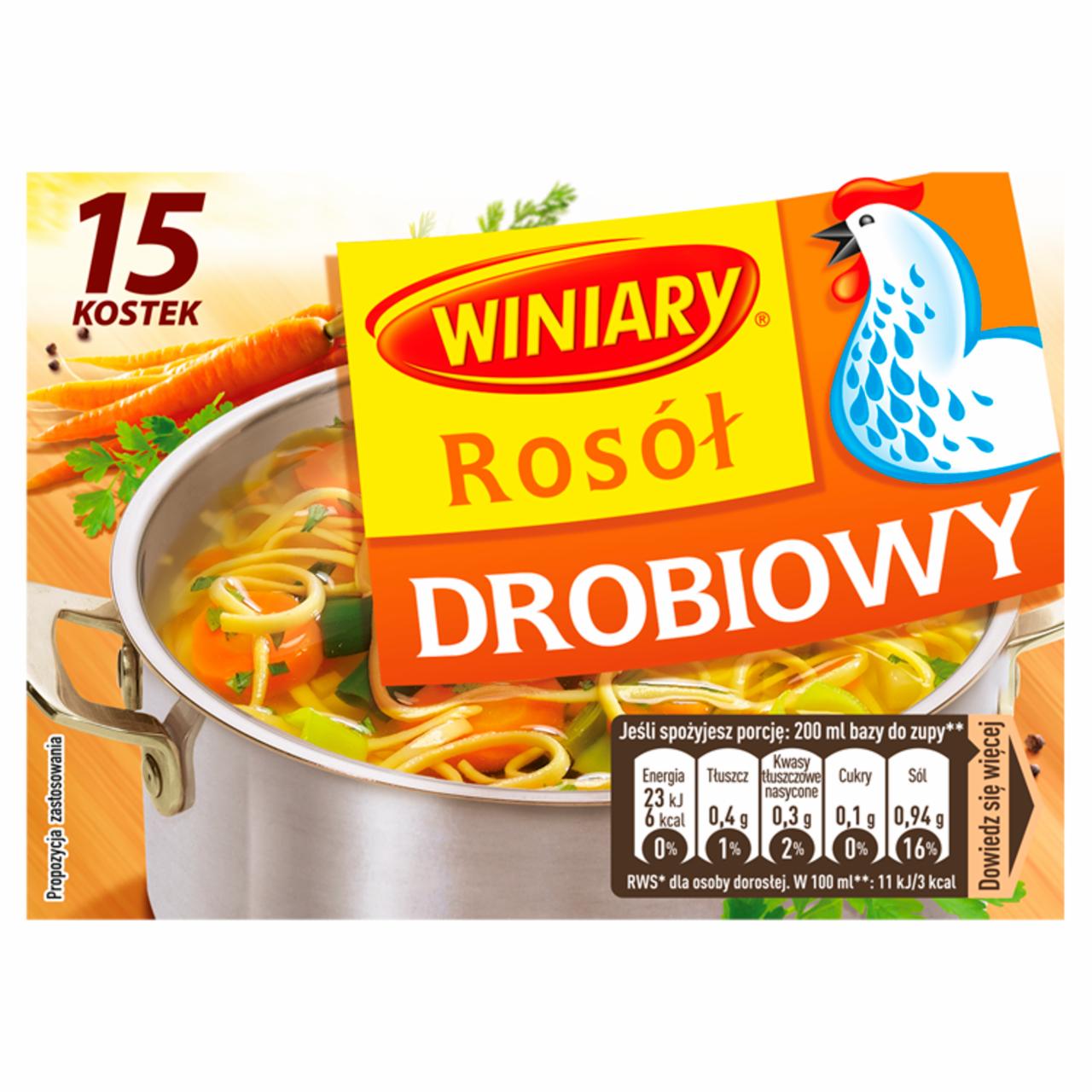 Zdjęcia - Winiary Rosół drobiowy 135 g (15 kostek)