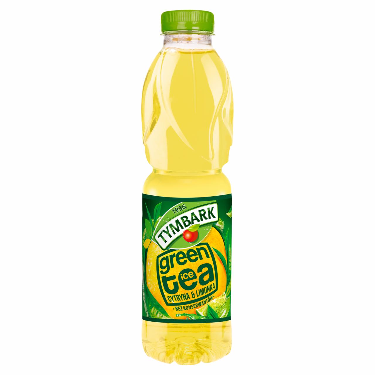 Zdjęcia - Tymbark Green Ice Tea Napój cytryna i limonka 1,5 l