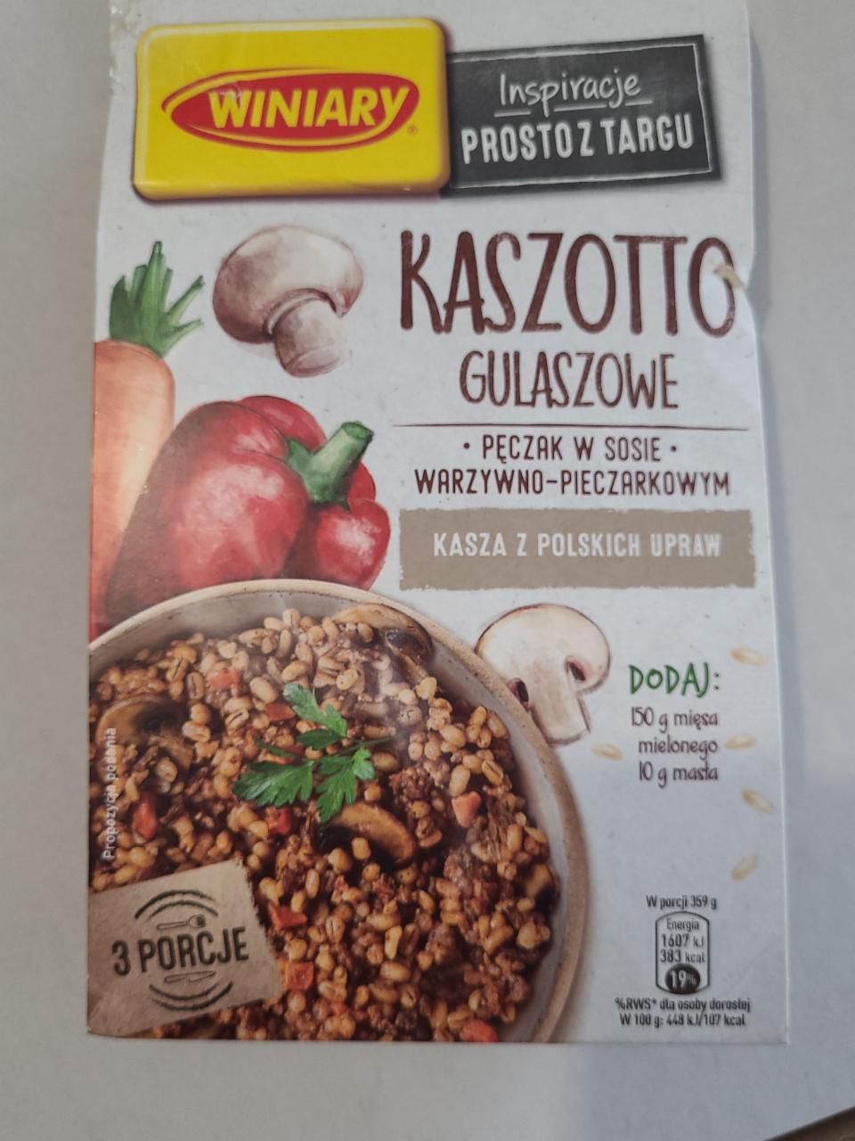 Zdjęcia - Winiary Kaszotto gulaszowe 204 g