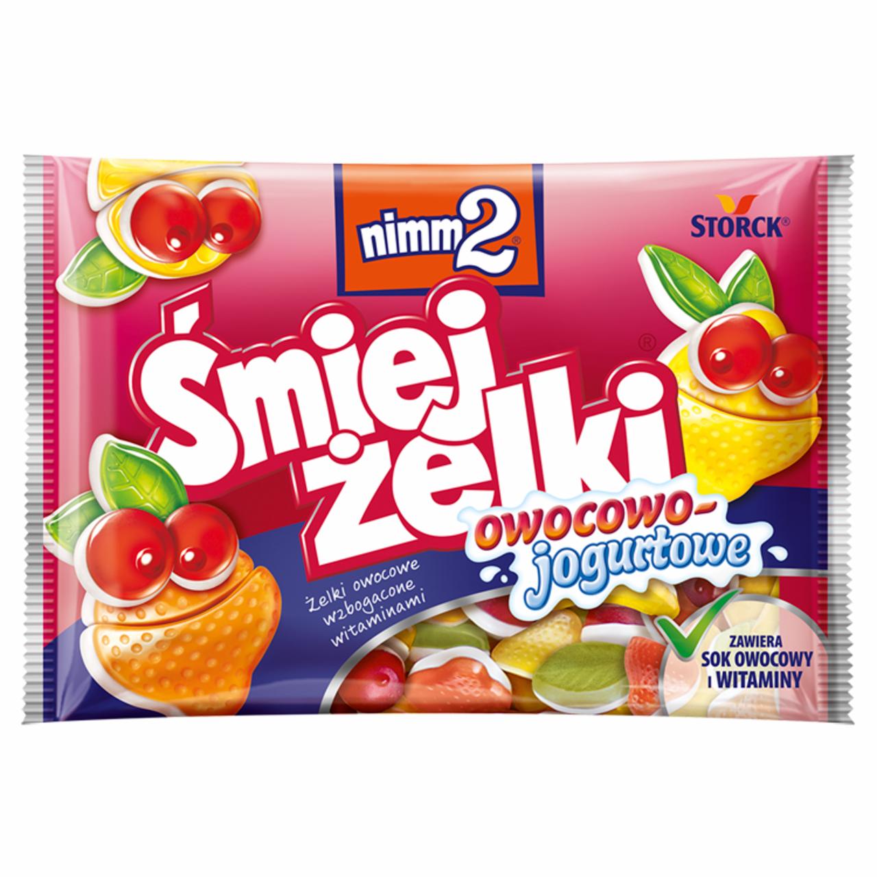 Zdjęcia - nimm2 Śmiejżelki owocowo-jogurtowe Żelki owocowe wzbogacone witaminami 100 g