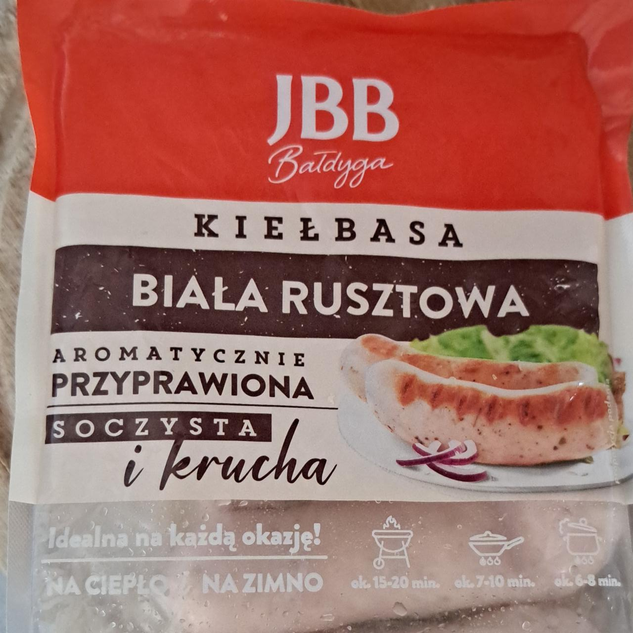 Zdjęcia - Kiełbasa biała rusztowa JBB Bałdyga