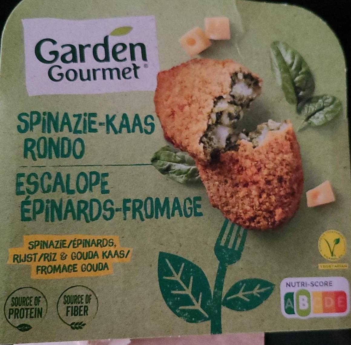 Zdjęcia - Wegetariański kotlet ze szpinakiem i serem Garden Gourmet