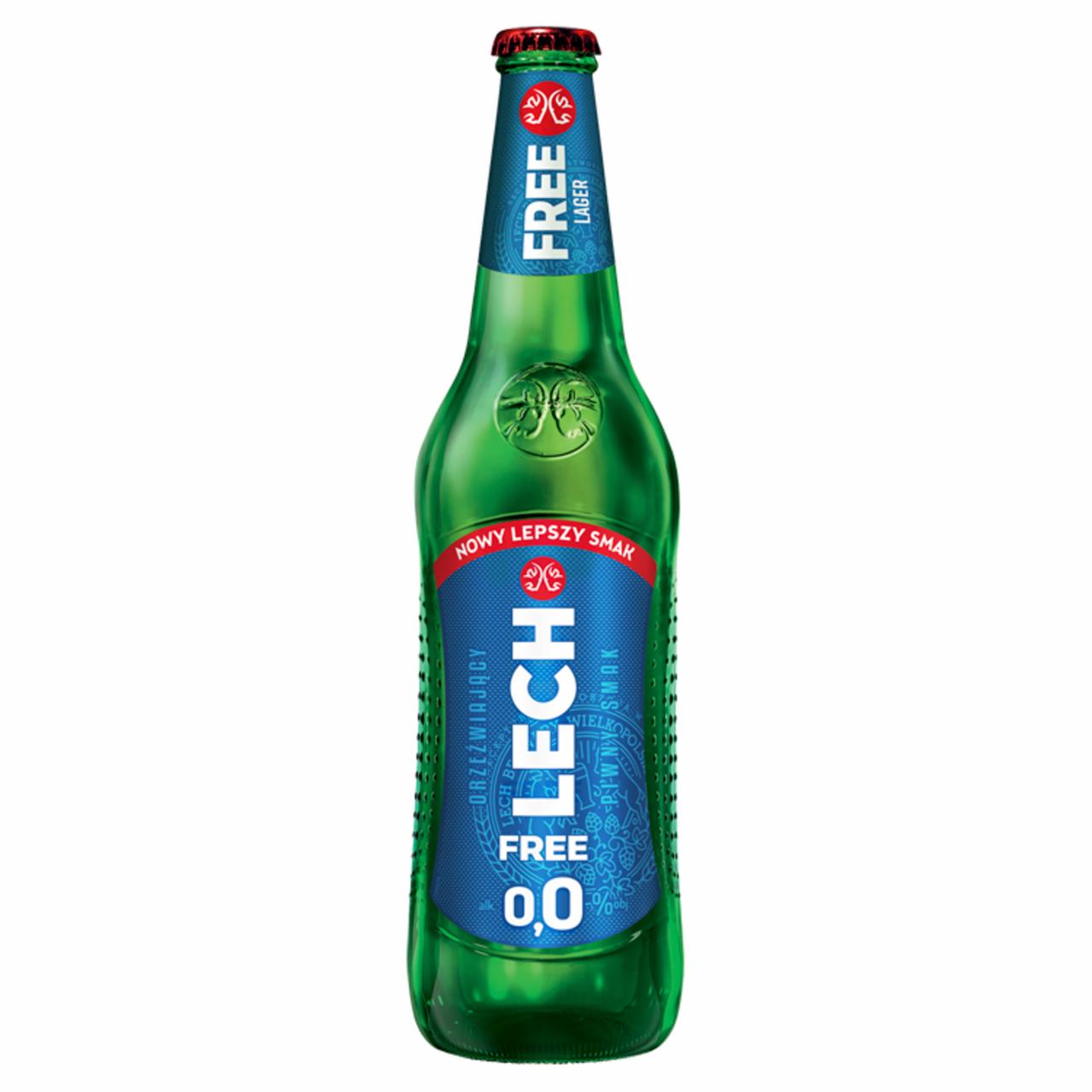 Zdjęcia - Lech Free Lager Piwo bezalkoholowe 500 ml