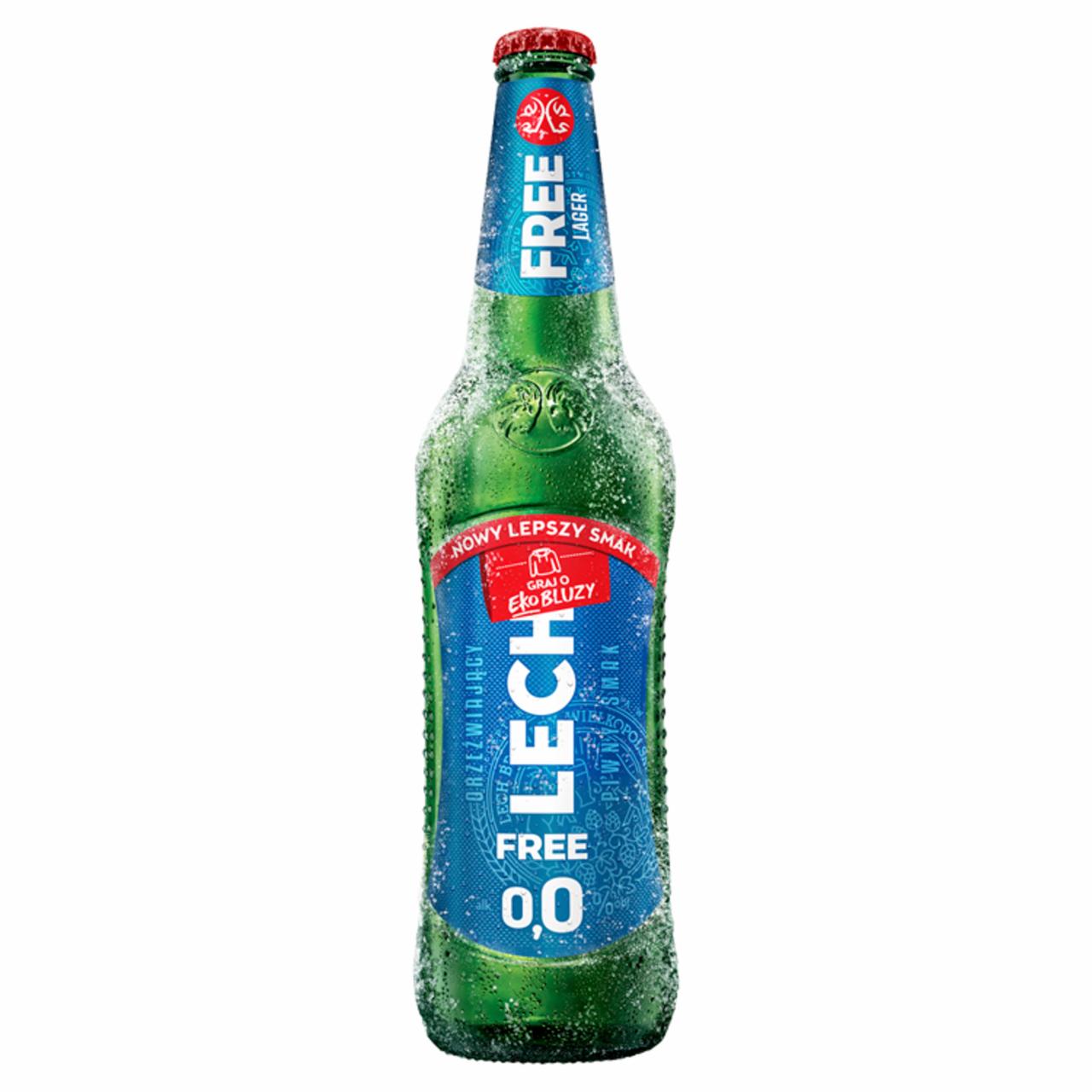 Zdjęcia - Lech Free Lager Piwo bezalkoholowe 500 ml