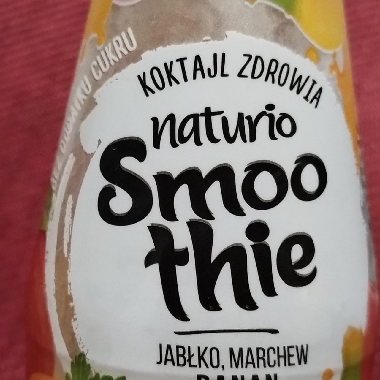 Zdjęcia - Smoothie jabłko marchew banan Uroda Naturio