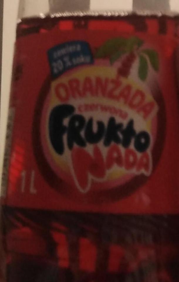 Zdjęcia - Oranżada czerwona frukto nada