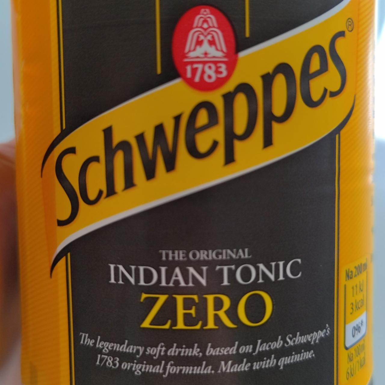 Zdjęcia - Schweppes Indian Tonic Zero Napój gazowany 1,35 l