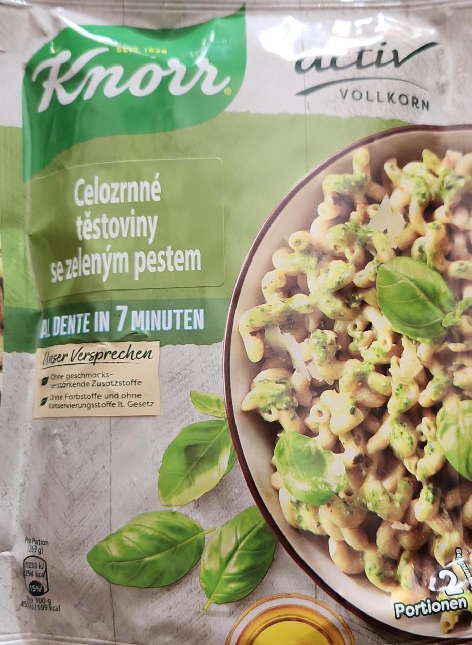 Zdjęcia - Makaron pełnoziarnisty z kremowym pesto Knorr