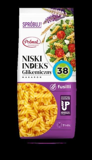 Zdjęcia - Makaron fusilli niski indeks glikemiczny Polmak