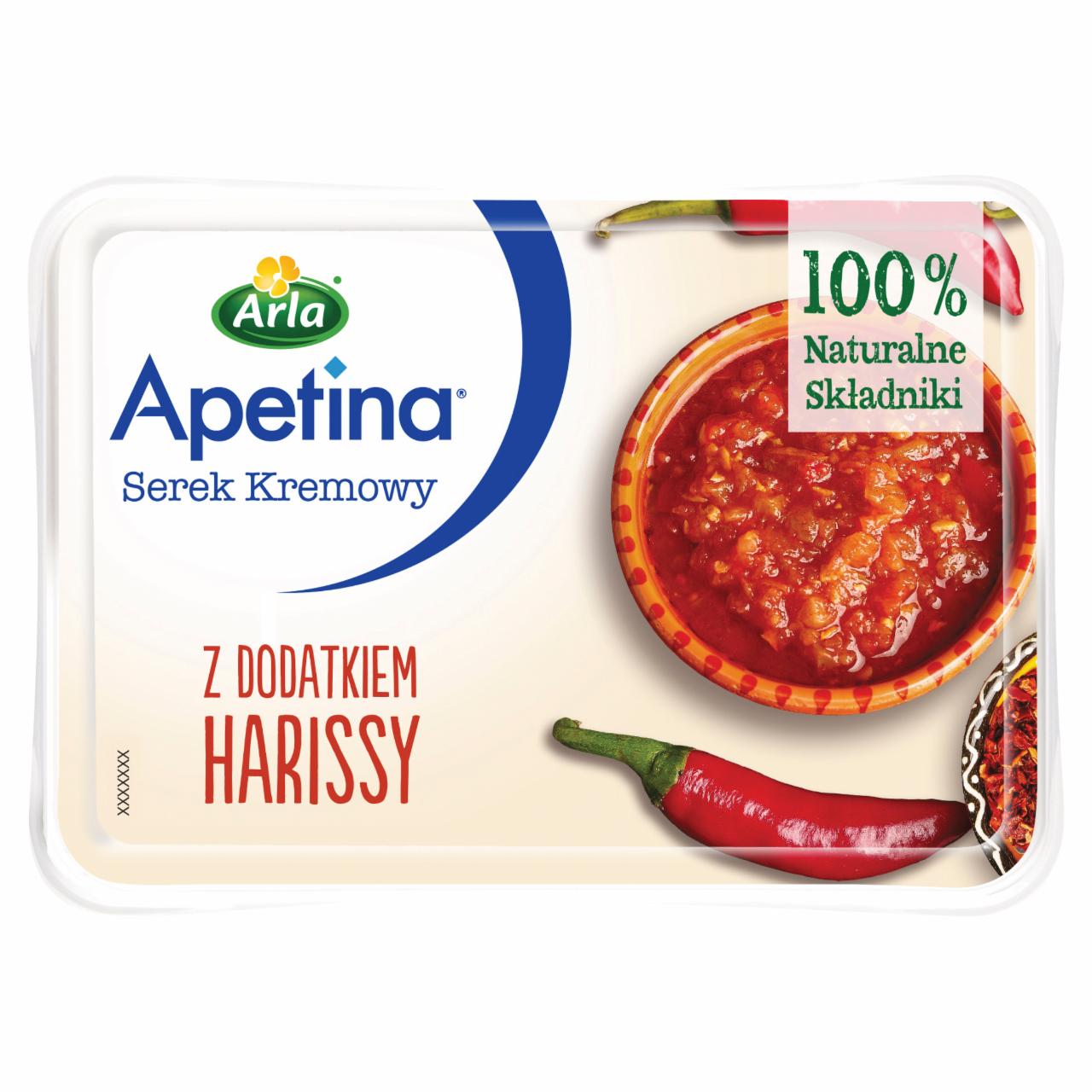 Zdjęcia - Arla Apetina Serek kremowy z dodatkiem harissy 125 g