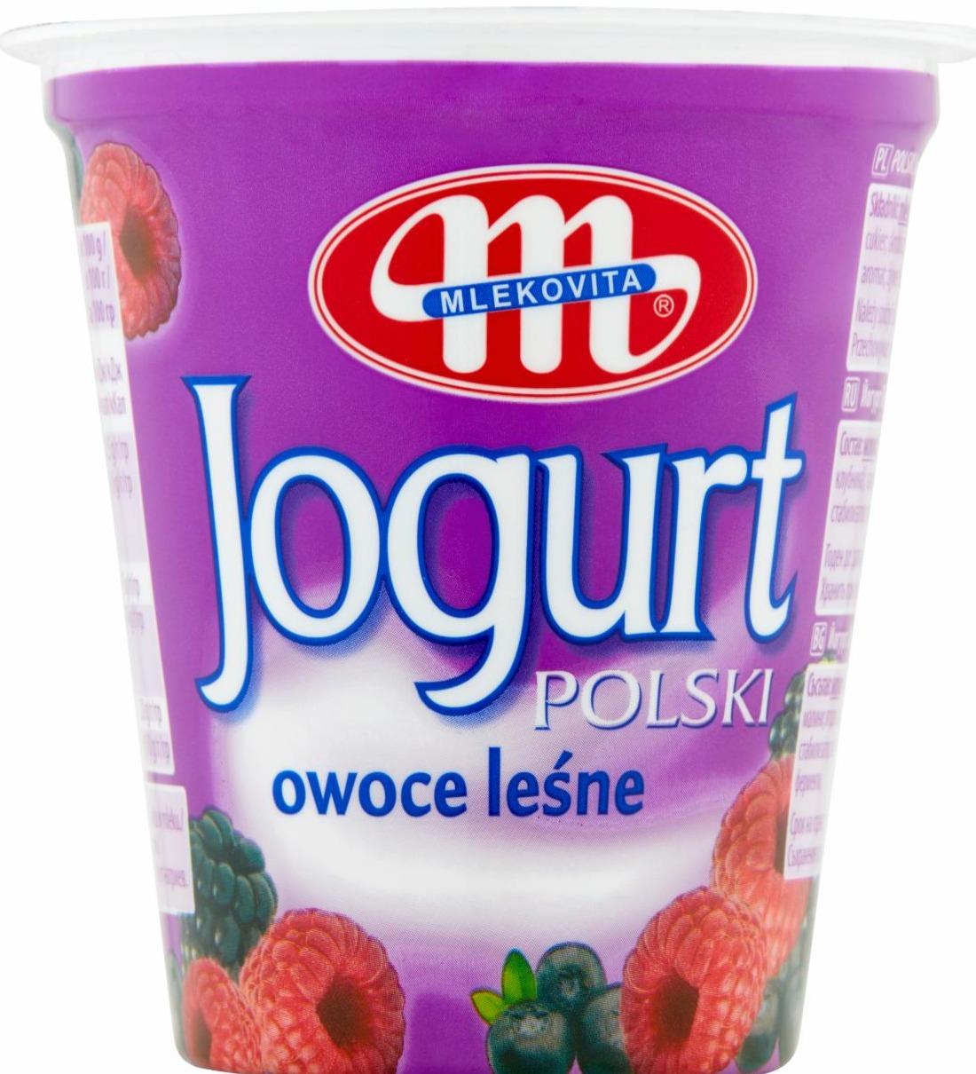 Zdjęcia - Mlekovita Jogurt Polski owoce leśne 150 g
