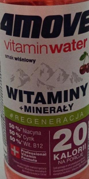Zdjęcia - 4 move vitamin Waters smak wiśniowy