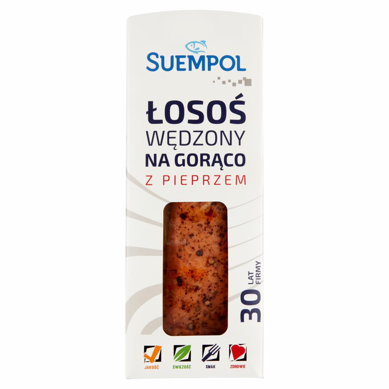 Zdjęcia - Suempol Łosoś wędzony na gorąco z pieprzem 125 g