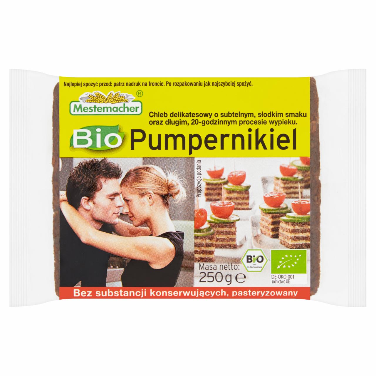 Zdjęcia - Mestemacher Bio Pumpernikiel 250 g