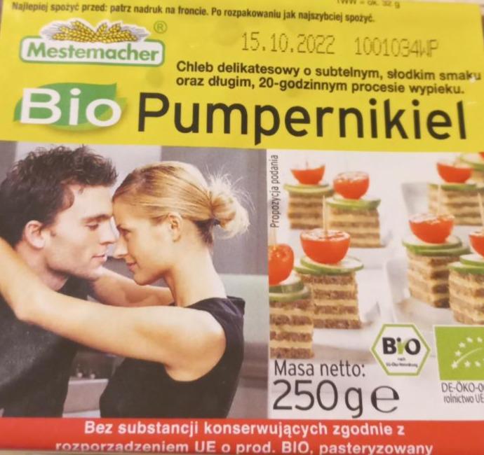 Zdjęcia - Mestemacher Bio Pumpernikiel 250 g