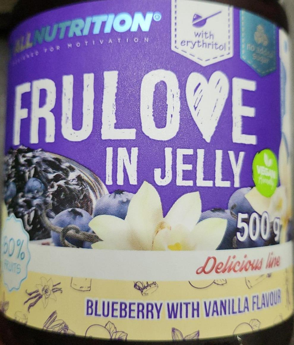 Zdjęcia - Frulove in jelly Blueberry with vanilla flavour Allnutrition