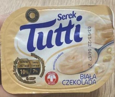 Zdjęcia - Serek biała czekolada Tutti