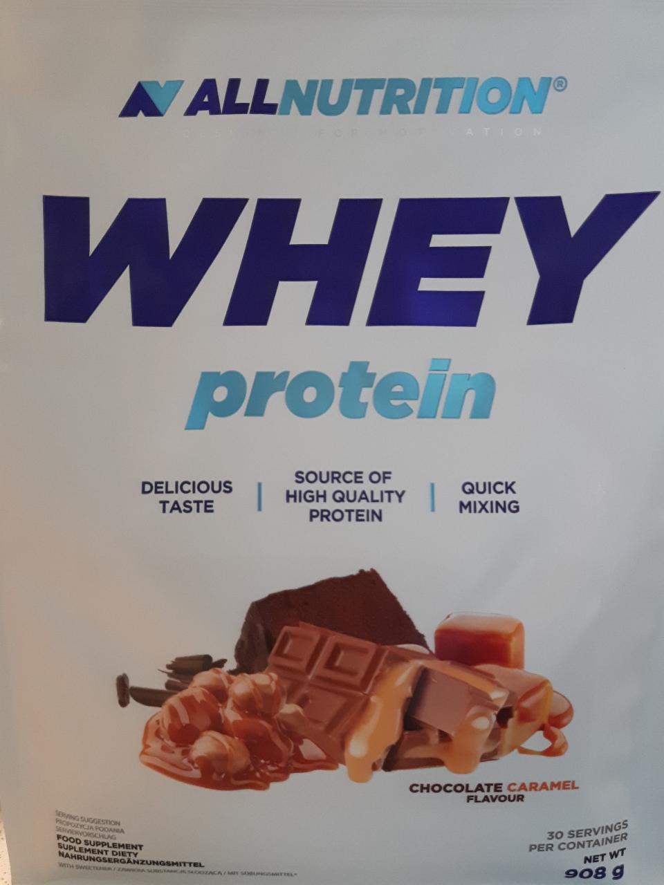 Zdjęcia - Whey protein chocolate carmel allnutrition