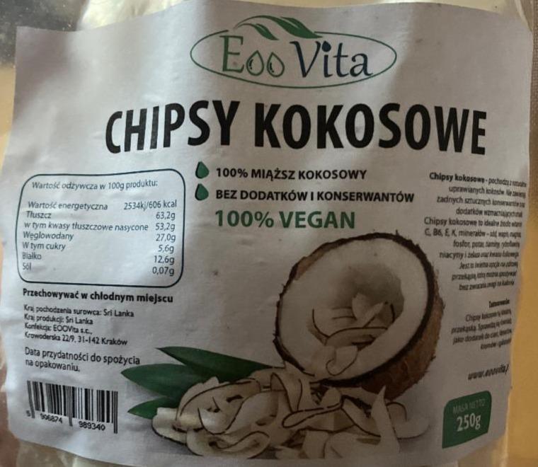 Zdjęcia - Chipsy kokosowe EooVita